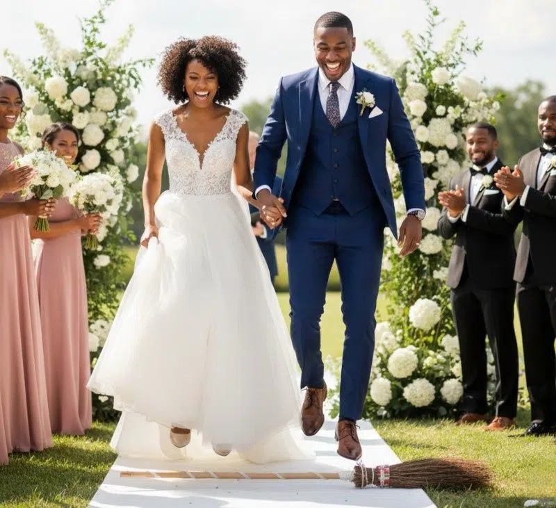 jumping of the broom ceremony ritual