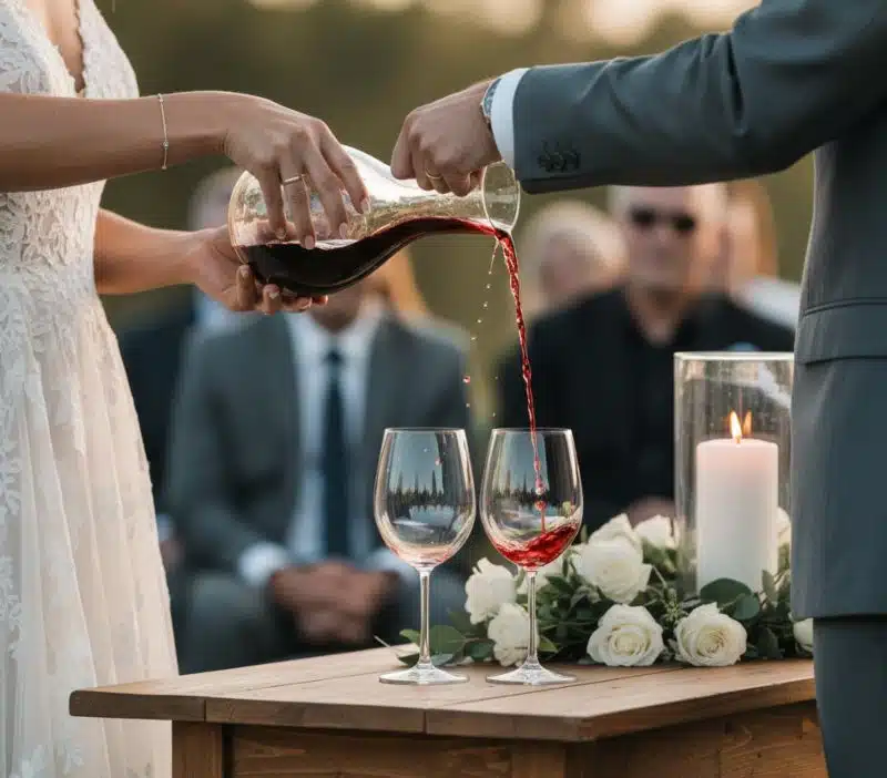 wine or whiskey blending ritual